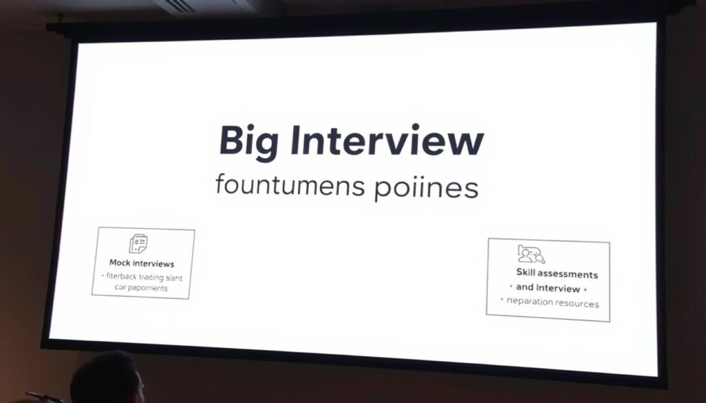 Big Interview fonctionnalités principales