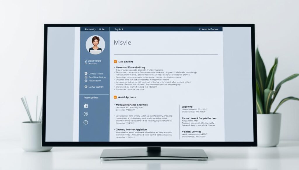 éléments numériques CV