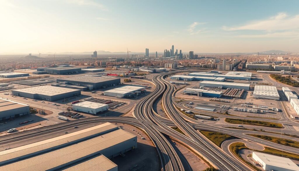 pôles logistiques à Lyon et Marseille