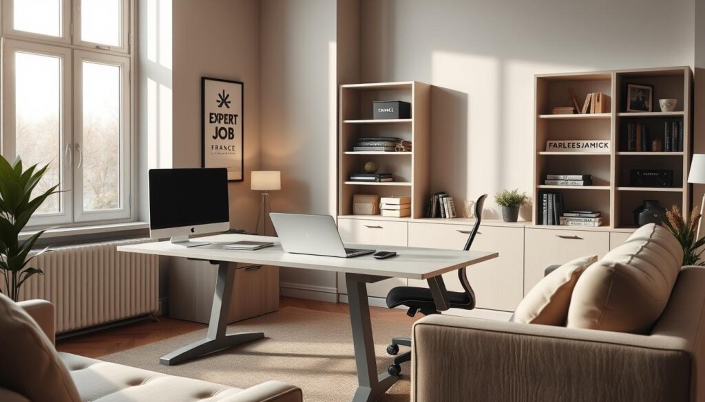 espace de travail à domicile
