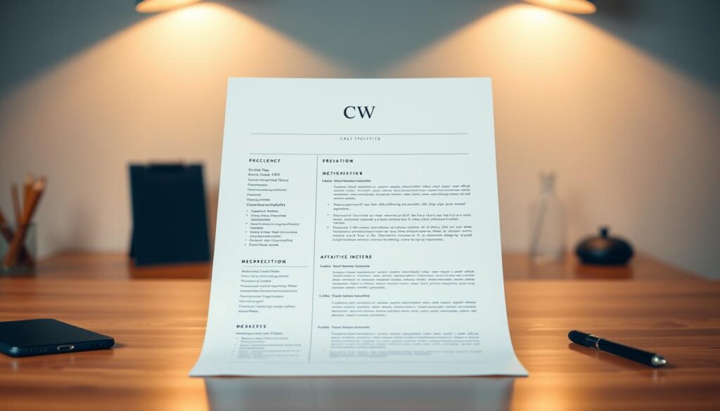 format de fichier CV