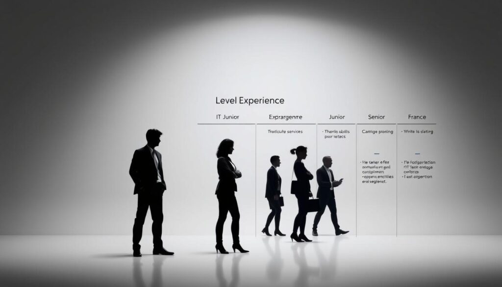 niveaux d'expérience IT