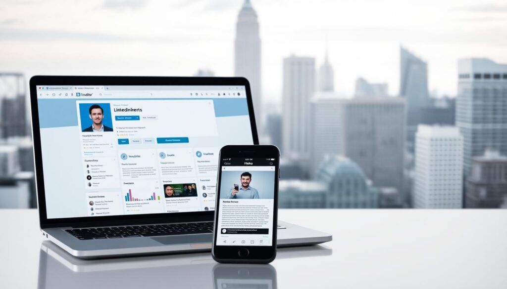 présence professionnelle en ligne