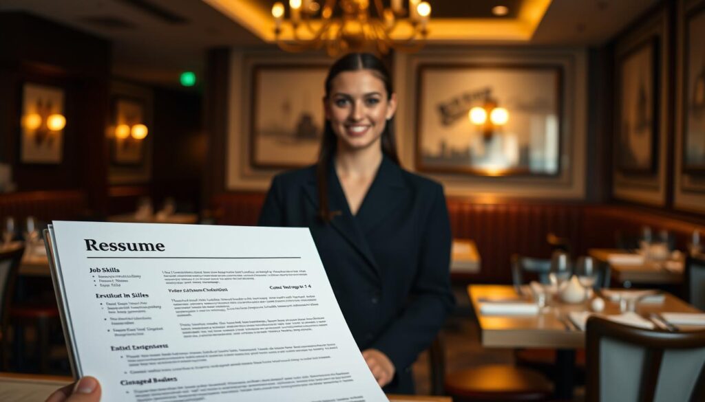 CV adapté pour l'hôtellerie-restauration