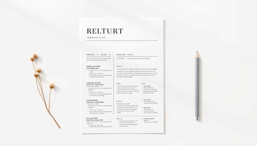CV chronologique