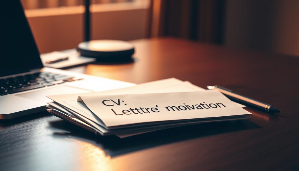 CV et lettre de motivation
