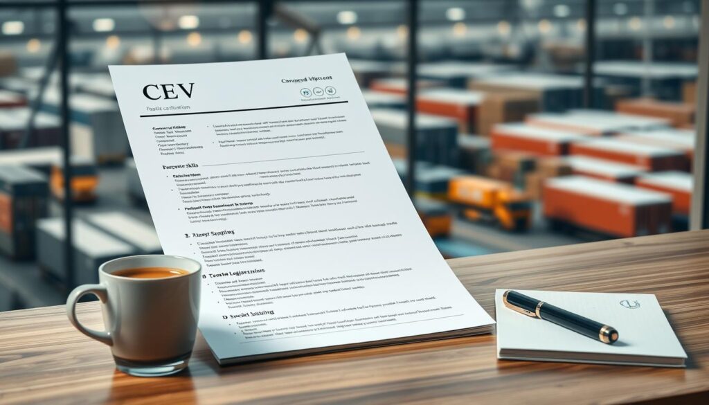 CV logistique exemple