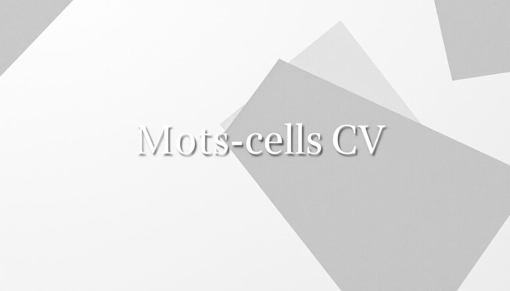Mots-clés CV