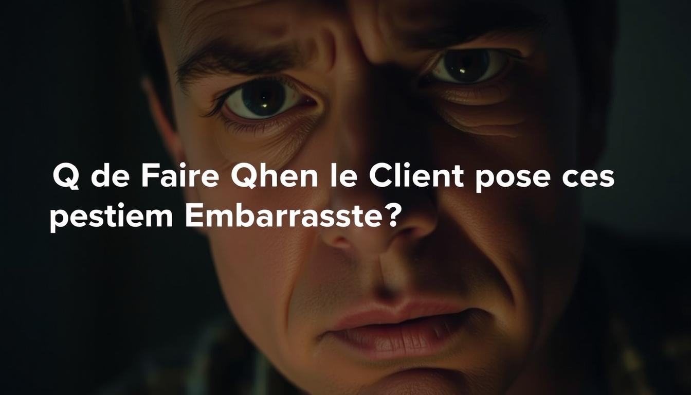 Que Faire Quand le Client Pose cette Question Embarrassante ?