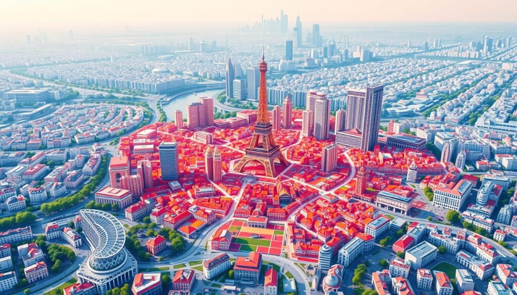 Répartition géographique des offres d'emploi à Paris