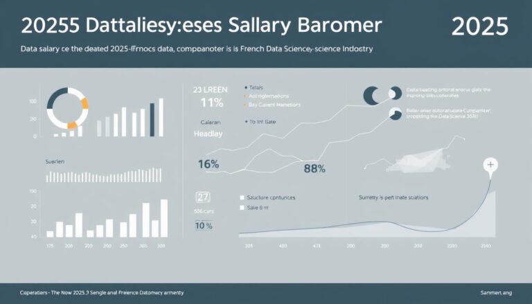 Salaires Data Science 2025 : Le baromètre complet du marché français
