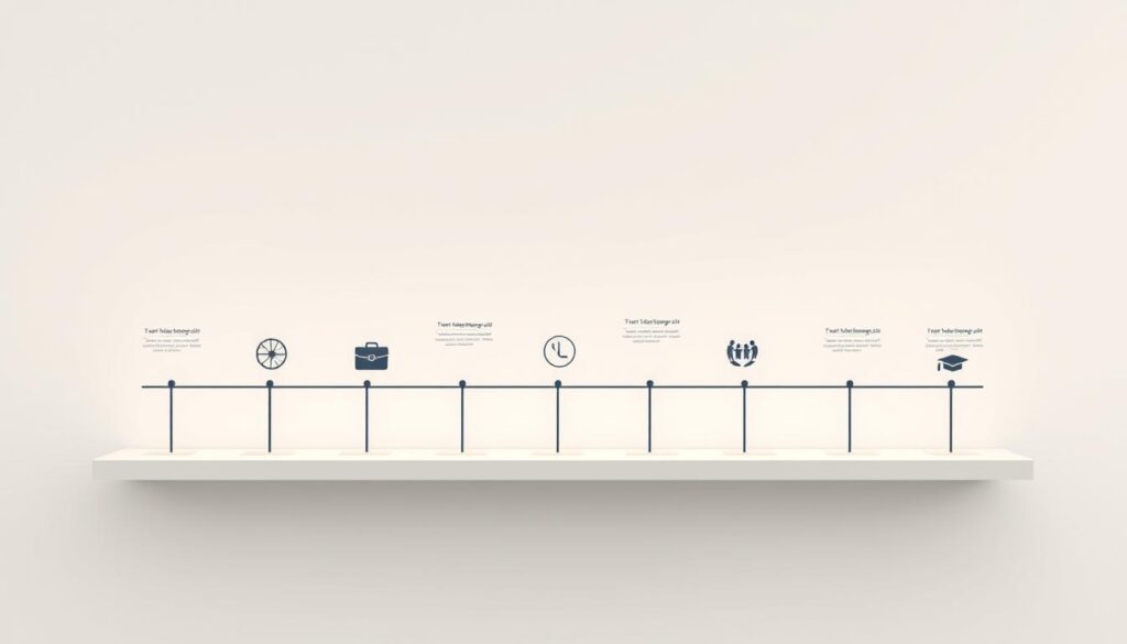 chronologie parcours professionnel