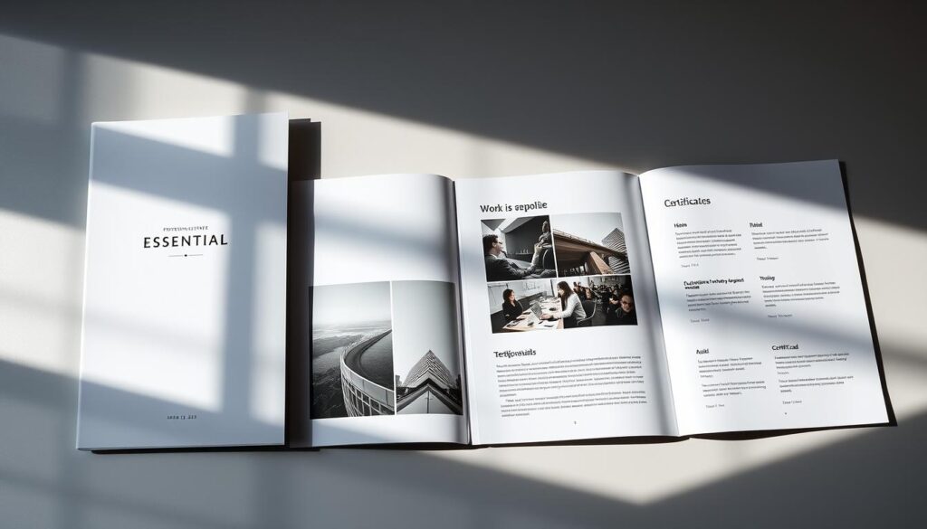 éléments essentiels d'un portfolio professionnel