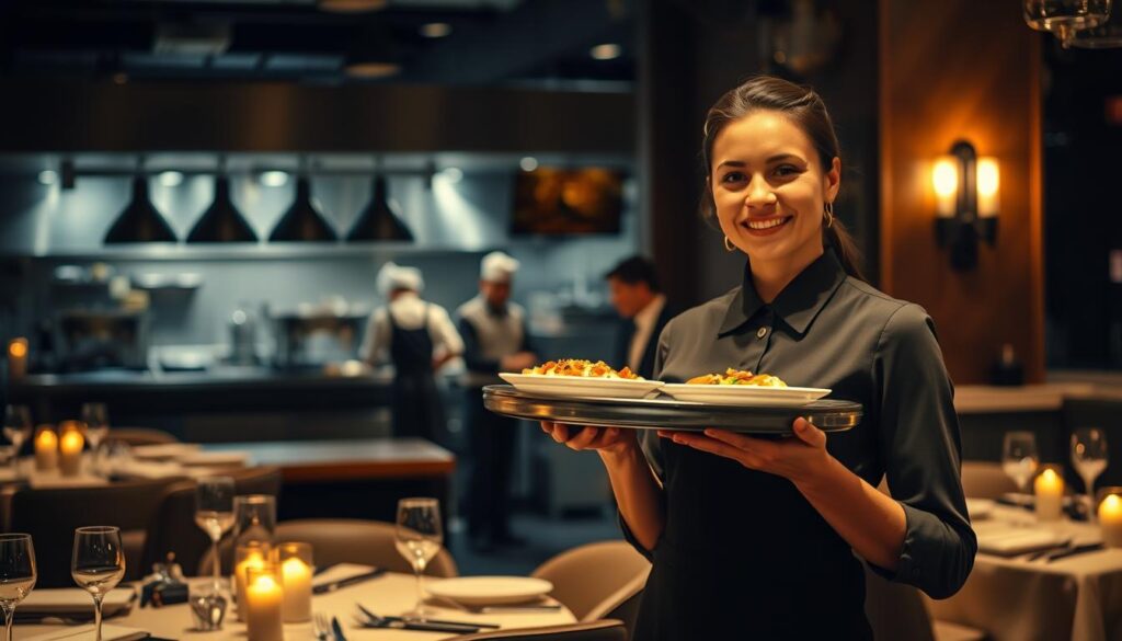 évolution de carrière serveur restaurant