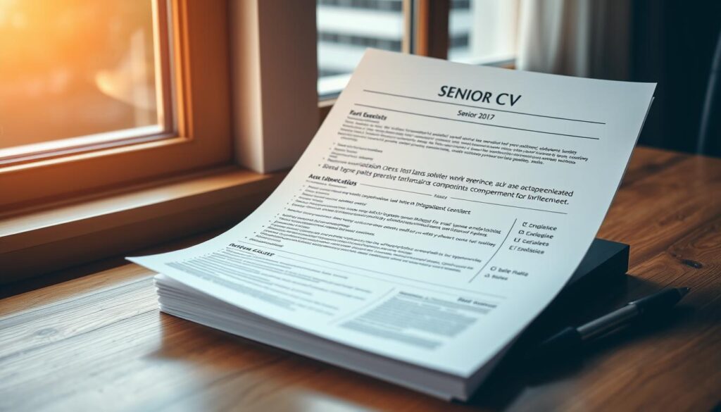 exemple CV senior