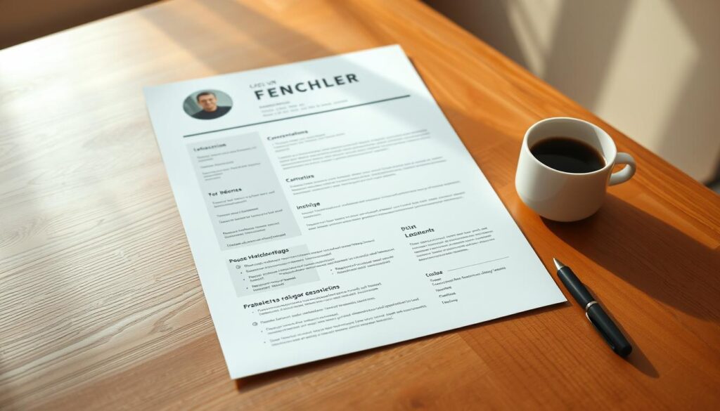 format CV français