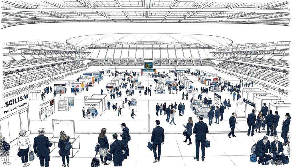 plan du salon de l'emploi