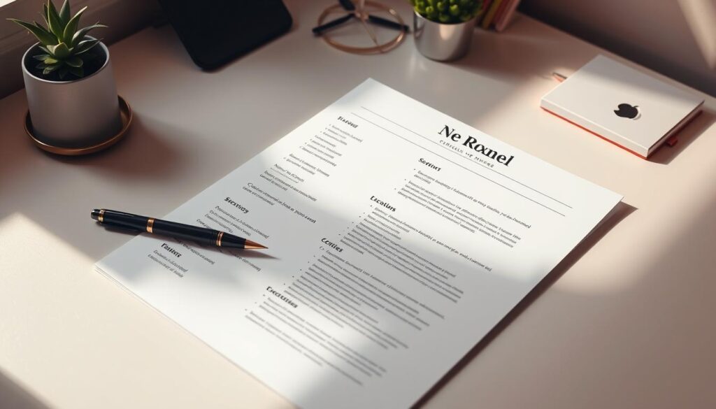 présentation visuelle CV