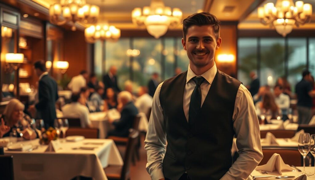 serveur restaurant