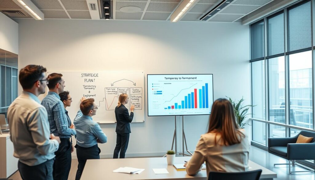 stratégie gagnante intérim CDI