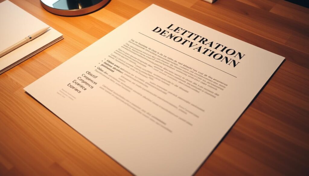 structure lettre de motivation